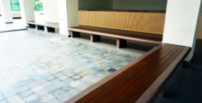 Dekorasi ceiling, Bench Masjid